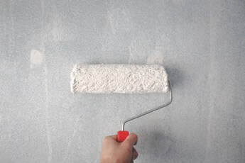 Paint Roller on wall